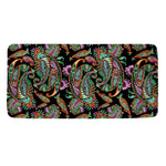 Green Orange And Pink Paisley Print Towel