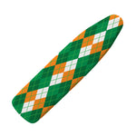 Green Orange And White Argyle Print Ironing Board Cover