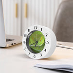 Green Pit Viper Print Alarm Clock