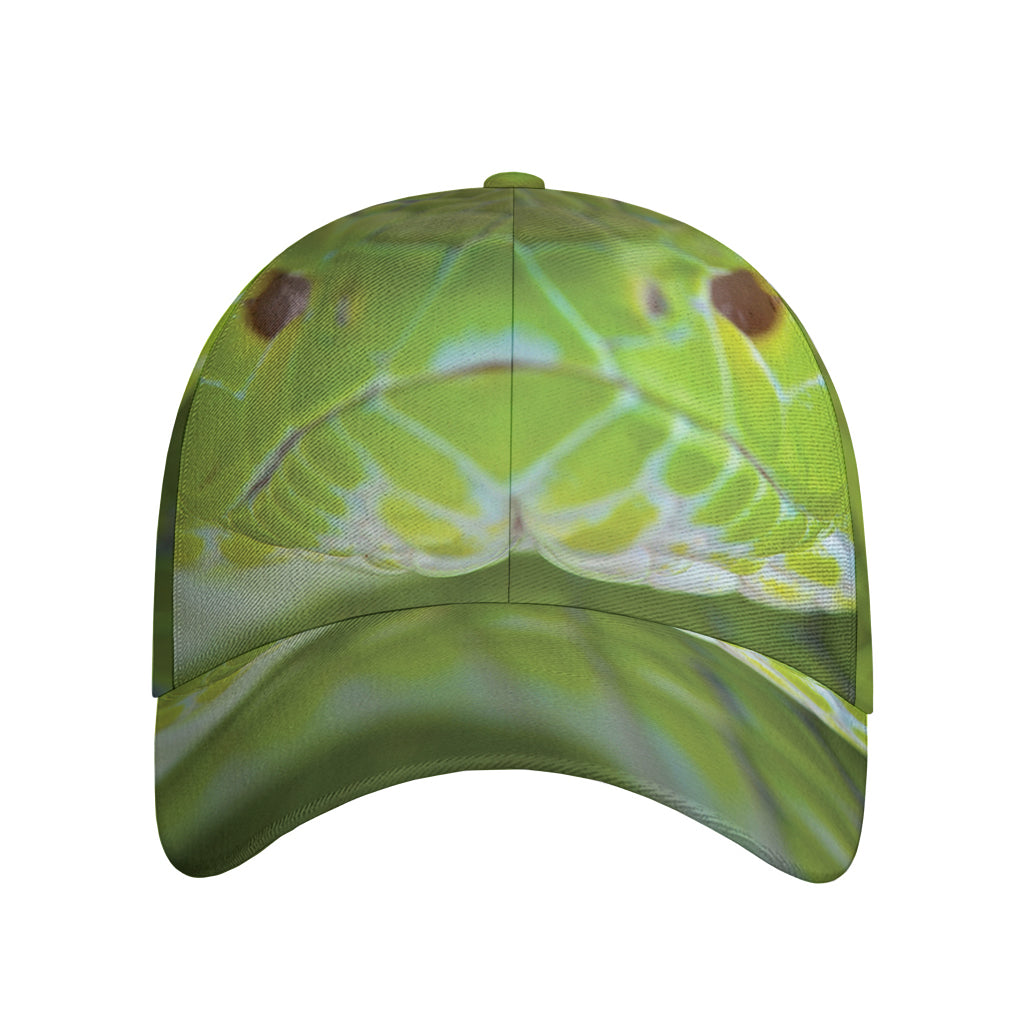 Green Pit Viper Print Baseball Cap