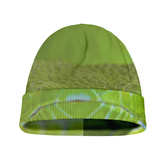 Green Pit Viper Print Beanie