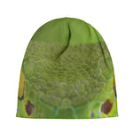 Green Pit Viper Print Beanie