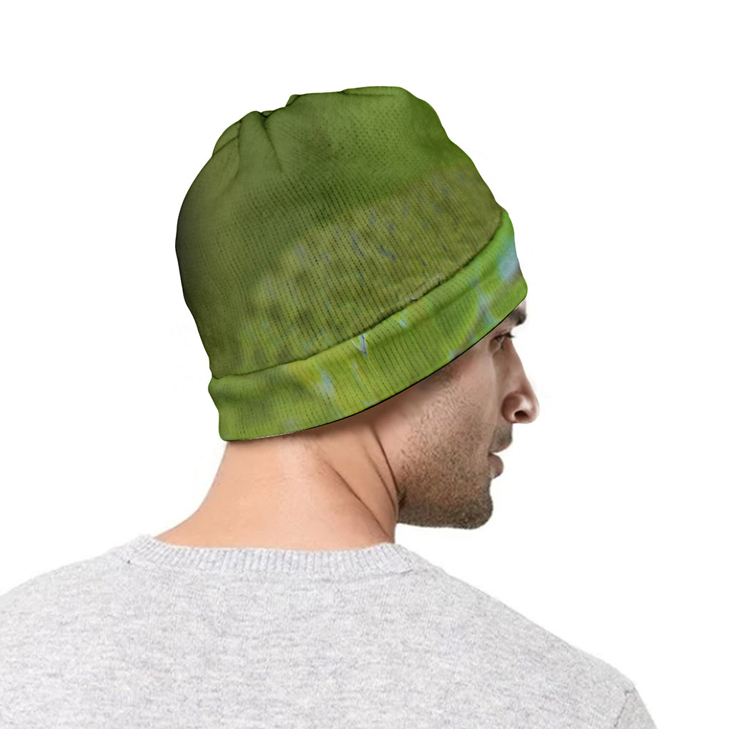 Green Pit Viper Print Beanie