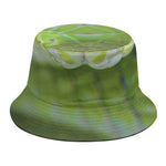 Green Pit Viper Print Bucket Hat