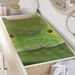 Green Pit Viper Print Changing Pad Cover