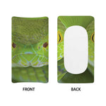 Green Pit Viper Print Changing Pad Cover