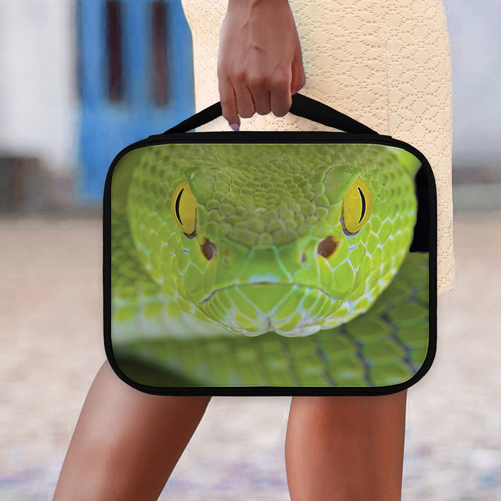 Green Pit Viper Print Classic Bible Case