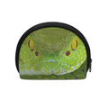 Green Pit Viper Print Coin Purse