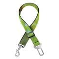 Green Pit Viper Print Dog Seat Belt