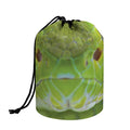 Green Pit Viper Print Drawstring Makeup Bag