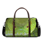 Green Pit Viper Print Duffle Bag