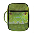 Green Pit Viper Print Front Pocket Bible Bag