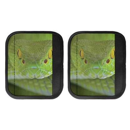Green Pit Viper Print Handle Covers
