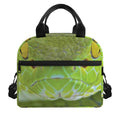 Green Pit Viper Print Insulated Lunch Bag