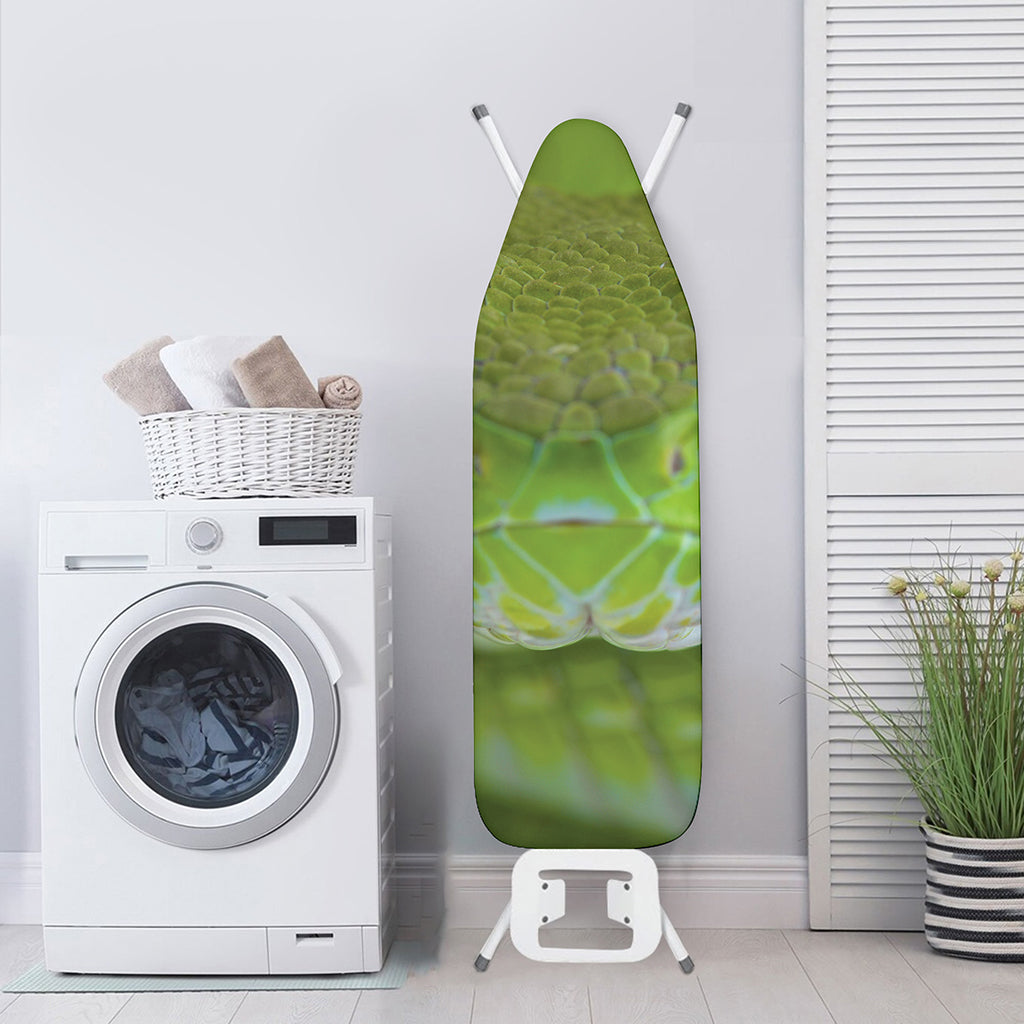 Green Pit Viper Print Ironing Board Cover