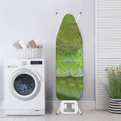 Green Pit Viper Print Ironing Board Cover