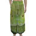 Green Pit Viper Print Lantern Pants