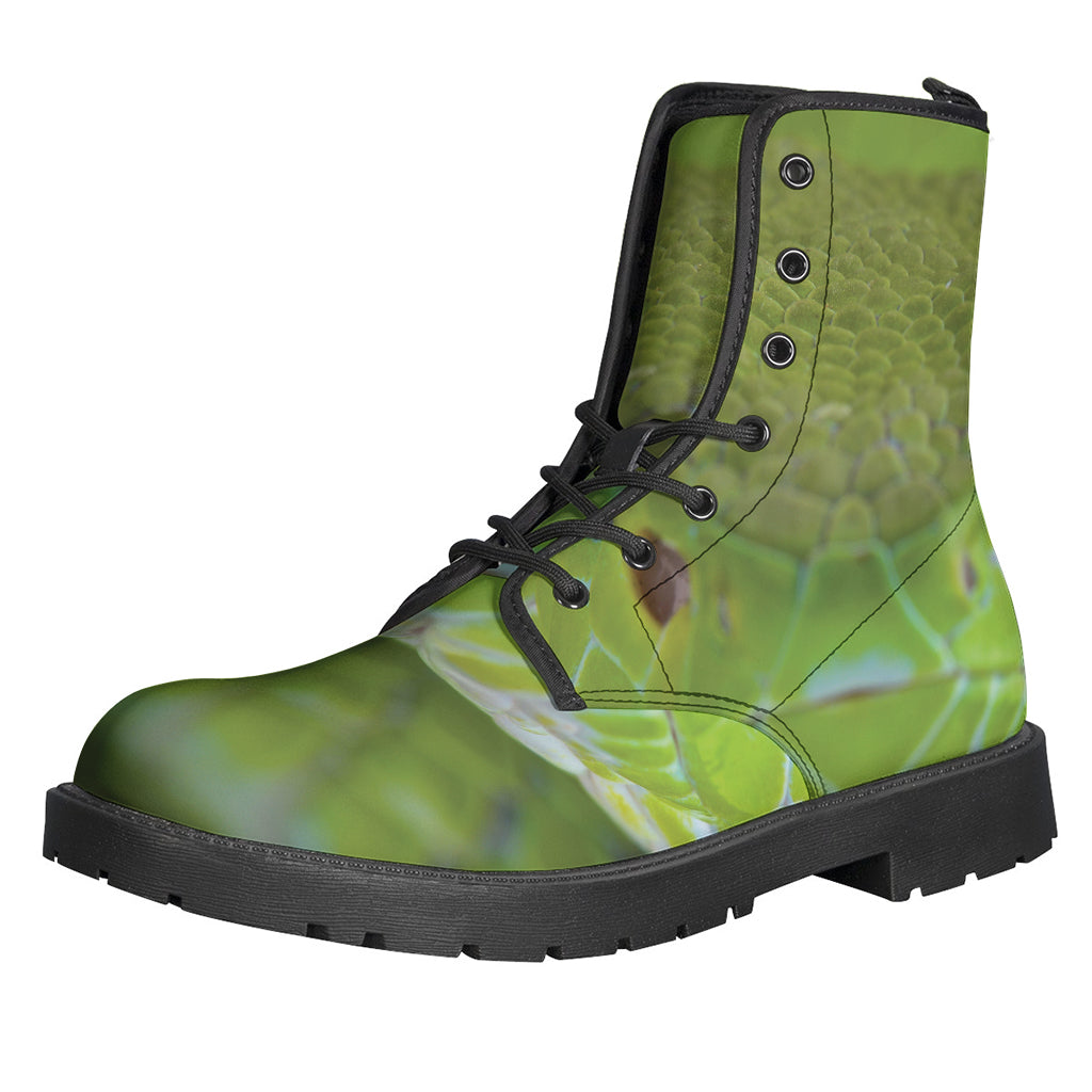Green Pit Viper Print Backpack