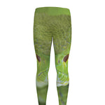 Green Pit Viper Print Men's leggings