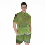 Green Pit Viper Print Men's Rompers