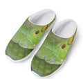 Green Pit Viper Print Mesh Casual Shoes