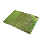 Green Pit Viper Print Pet Cooling Mat Cover