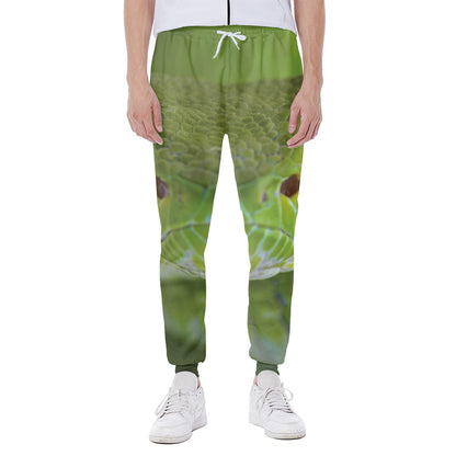 Green Pit Viper Print Scuba Joggers