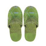 Green Pit Viper Print Slippers