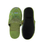 Green Pit Viper Print Slippers
