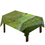 Green Pit Viper Print Tablecloth