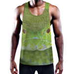 Green Pit Viper Print Training Tank Top