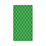 Green Plaid Saint Patrick's Day Print Baby Crib Sheet