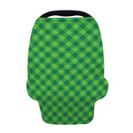 Green Plaid Saint Patrick's Day Print Baby Seat Cover