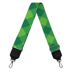 Green Plaid Saint Patrick's Day Print Bag Strap