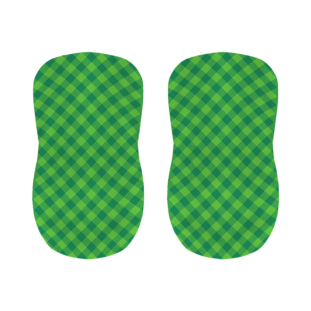 Green Plaid Saint Patrick's Day Print Bar Stool Covers