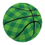 Green Plaid Saint Patrick's Day Print Basketball