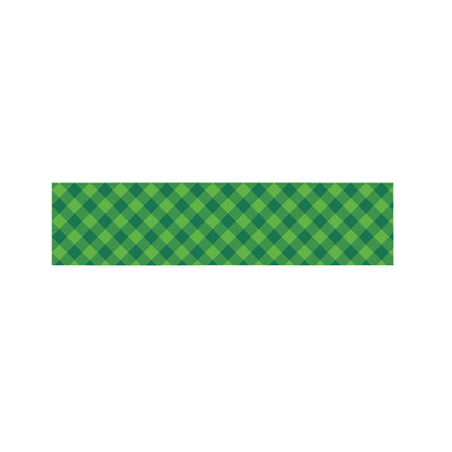 Green Plaid Saint Patrick's Day Print Bed Runner