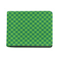 Green Plaid Saint Patrick's Day Print Bifold Wallet