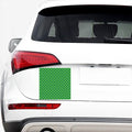Green Plaid Saint Patrick's Day Print Car Sticker