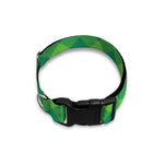 Green Plaid Saint Patrick's Day Print Dog Collar