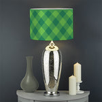 Green Plaid Saint Patrick's Day Print Drum Lamp Shade