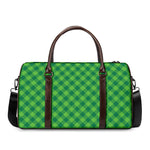 Green Plaid Saint Patrick's Day Print Duffle Bag