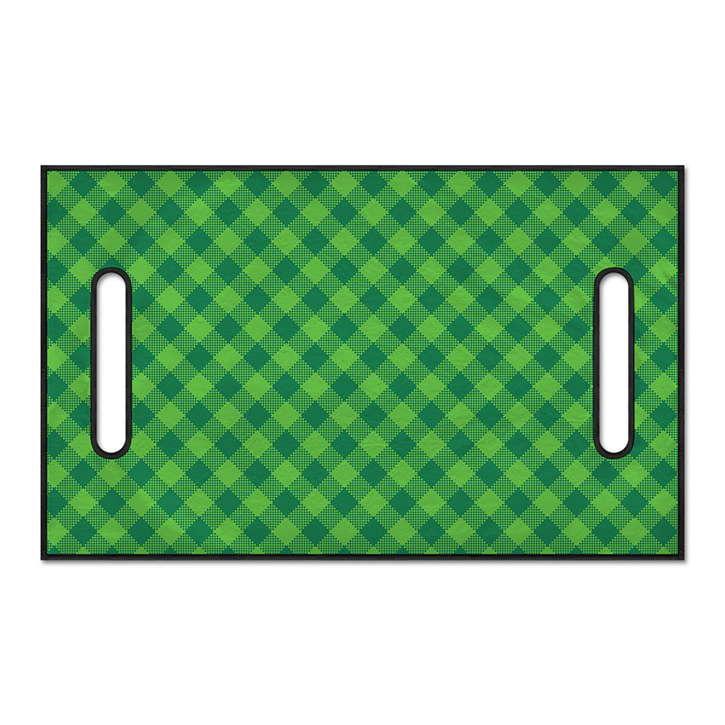 Green Plaid Saint Patrick's Day Print Golf Cart Seat Cover
