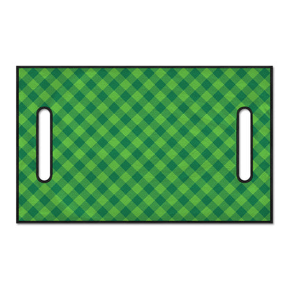 Green Plaid Saint Patrick's Day Print Golf Cart Seat Cover