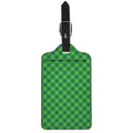 Green Plaid Saint Patrick's Day Print Luggage Tag