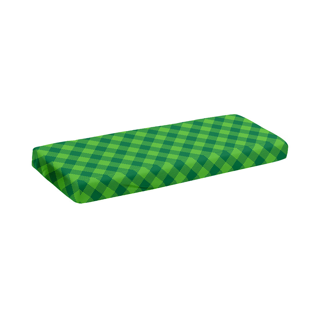 Green Plaid Saint Patrick's Day Print Piano Keyboard Cover