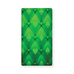 Green Playing Card Suits Pattern Print Baby Crib Sheet