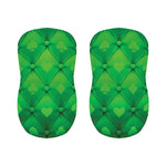 Green Playing Card Suits Pattern Print Bar Stool Covers