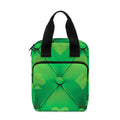 Green Playing Card Suits Pattern Print Bible Tote Bag