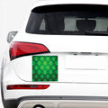 Green Playing Card Suits Pattern Print Car Sticker